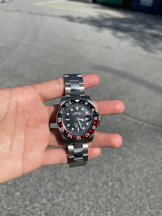 39mm Seiko Submariner Coca Cola